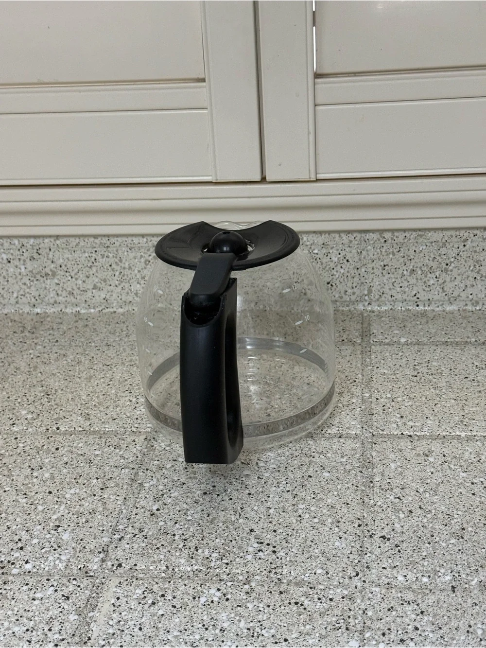 Mr. Coffee 12-Cup Glass Coffee Carafe with Black Handle and Lid